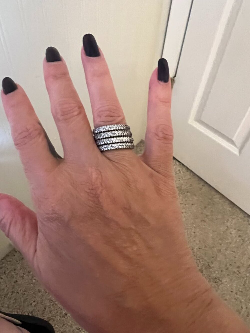 Set of 4 Matching Layered Rhinestone Bands – Purchased at a Pandora Store